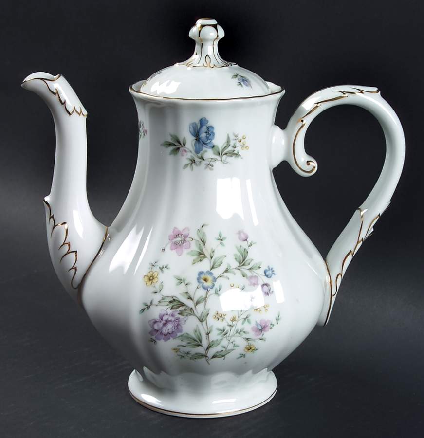Millefleurs Coffee Pot & Lid by Franconia-Krautheim & Adelburg-1