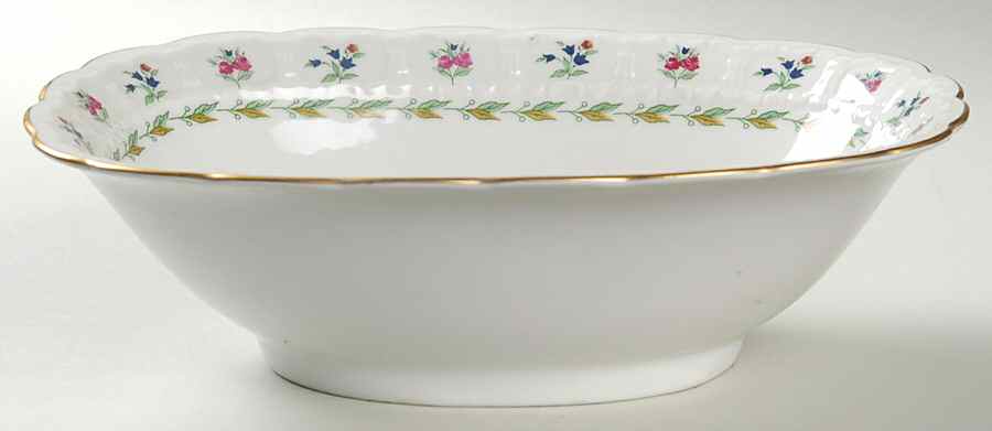 Musette (Coupe Shape) 9" Oval Vegetable Bowl by Franconia-Krautheim & Adelburg-1