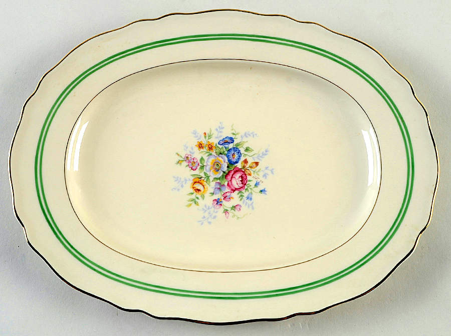 Musetta (Rim Shape) 11" Oval Serving Platter by Franconia-Krautheim & Adelburg-1