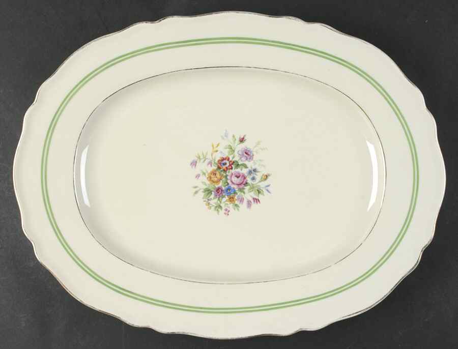 Musetta (Rim Shape) 15" Oval Serving Platter by Franconia-Krautheim & Adelburg-1