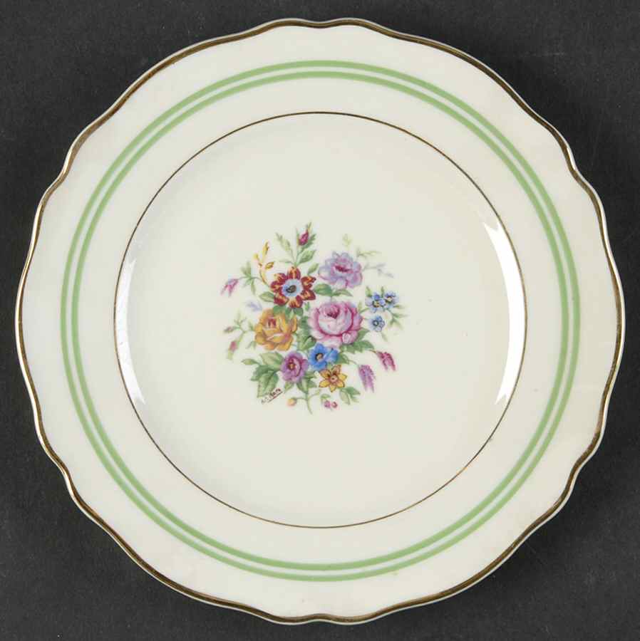 Musetta (Rim Shape) Bread & Butter Plate by Franconia-Krautheim & Adelburg-1