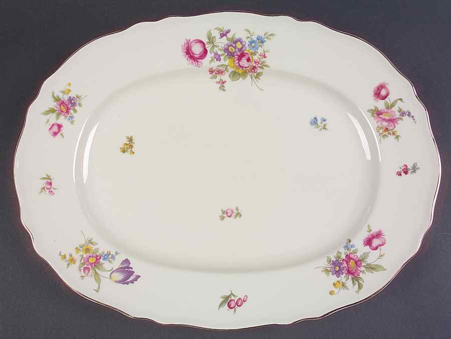 Norina 15" Oval Serving Platter by Franconia-Krautheim & Adelburg-1