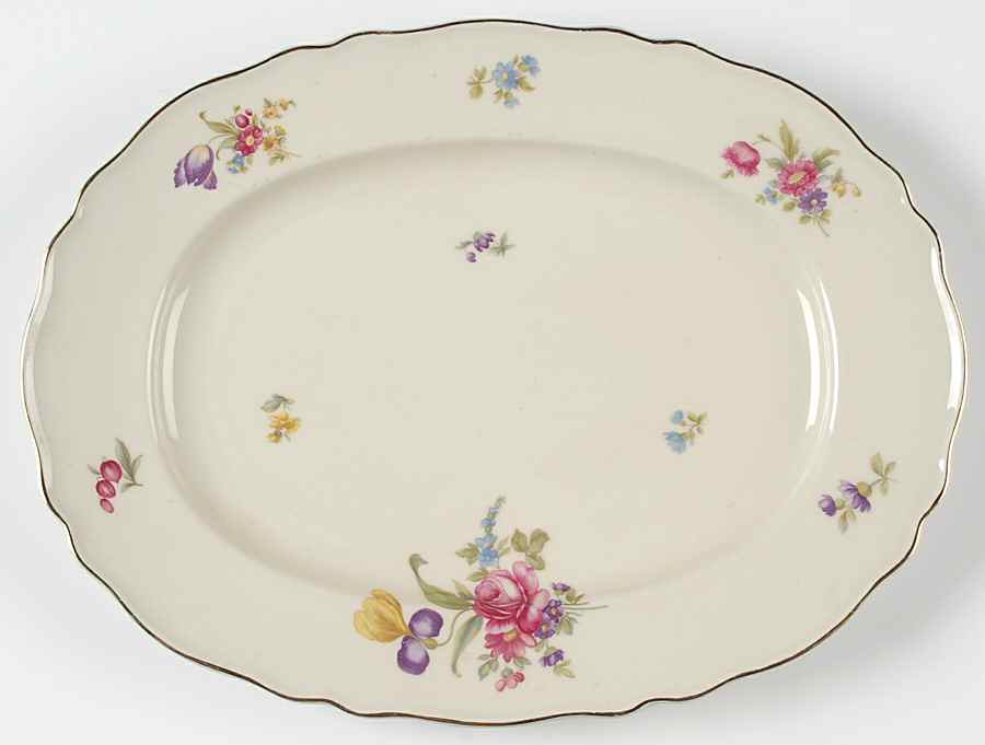Norina 13" Oval Serving Platter by Franconia-Krautheim & Adelburg-1