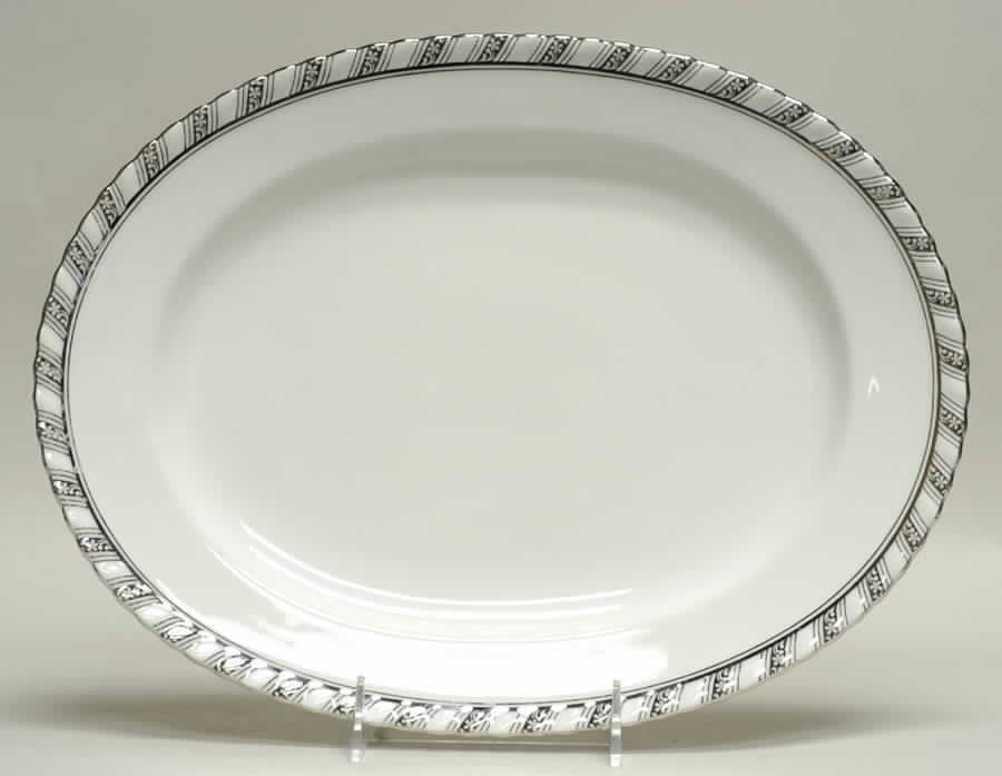Palladina 13" Oval Serving Platter by Franconia-Krautheim & Adelburg-1