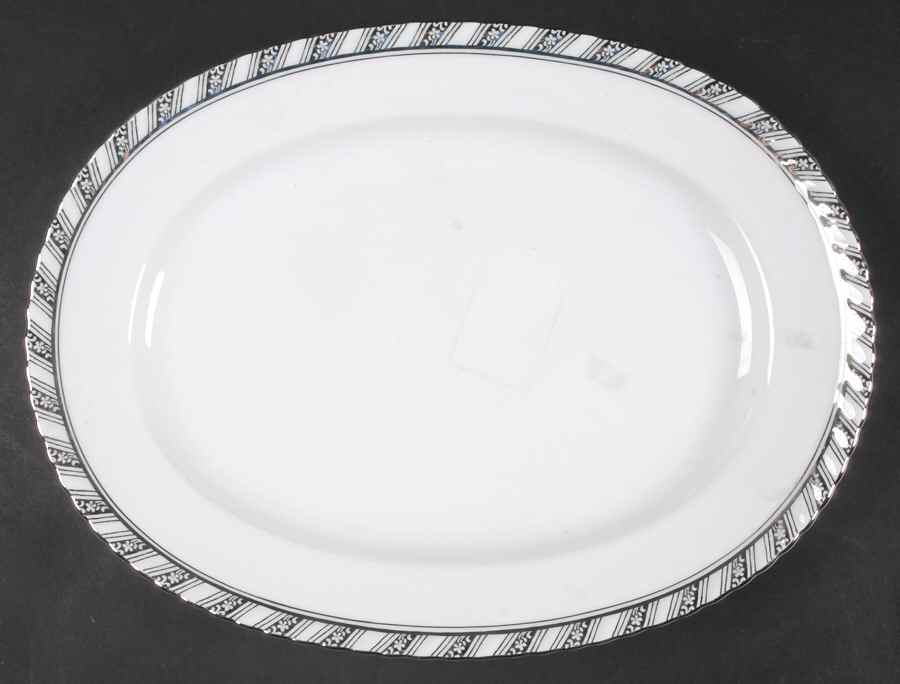 Palladina 12" Oval Serving Platter by Franconia-Krautheim & Adelburg-1
