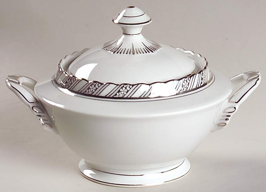 Palladina Sugar Bowl & Lid by Franconia-Krautheim & Adelburg-1