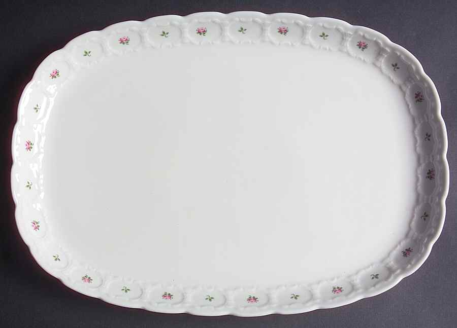 Pirouette 13" Oval Serving Platter by Franconia-Krautheim & Adelburg-1