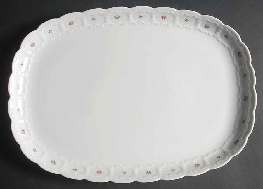Pirouette 15" Oval Serving Platter by Franconia-Krautheim & Adelburg-1