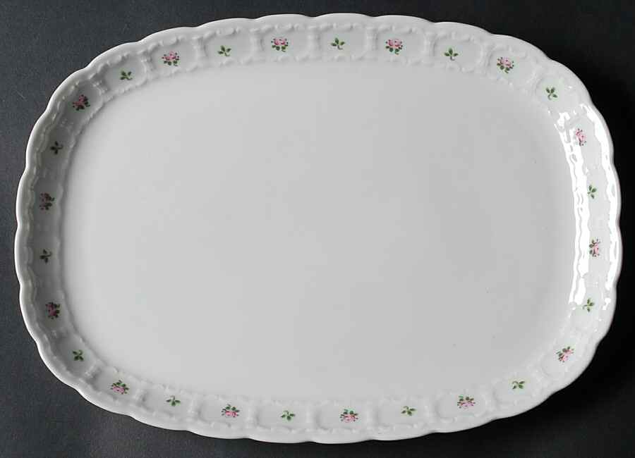 Pirouette 12" Oval Serving Platter by Franconia-Krautheim & Adelburg-1