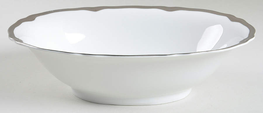 Platina 9" Oval Vegetable Bowl by Franconia-Krautheim & Adelburg-1