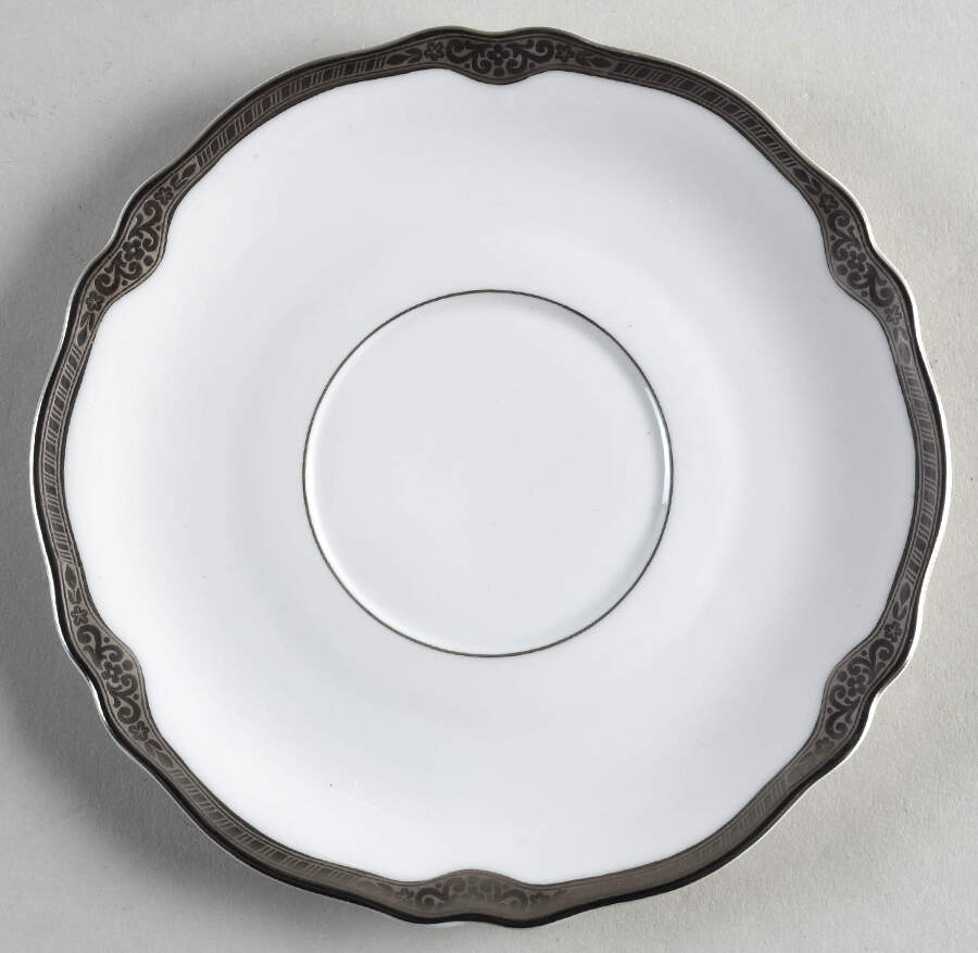 Platina Saucer for Cream Soup Bowl by Franconia-Krautheim & Adelburg-1