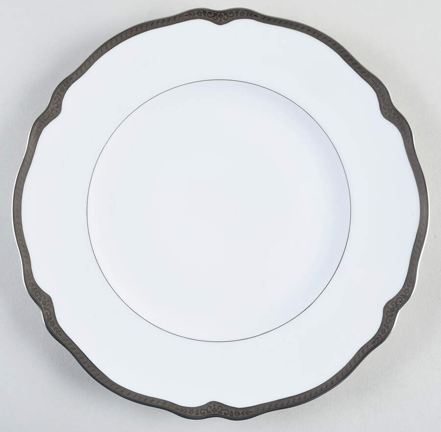 Platina Dinner Plate by Franconia-Krautheim & Adelburg-1