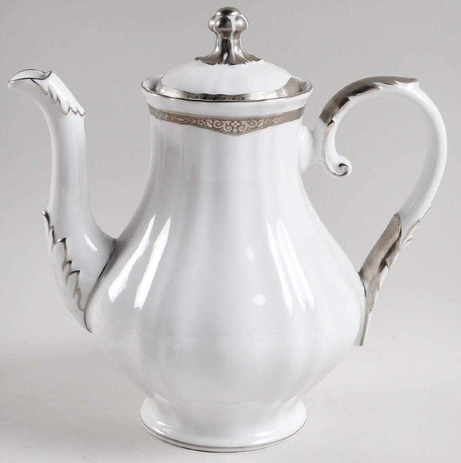 Platina Coffee Pot & Lid by Franconia-Krautheim & Adelburg-1