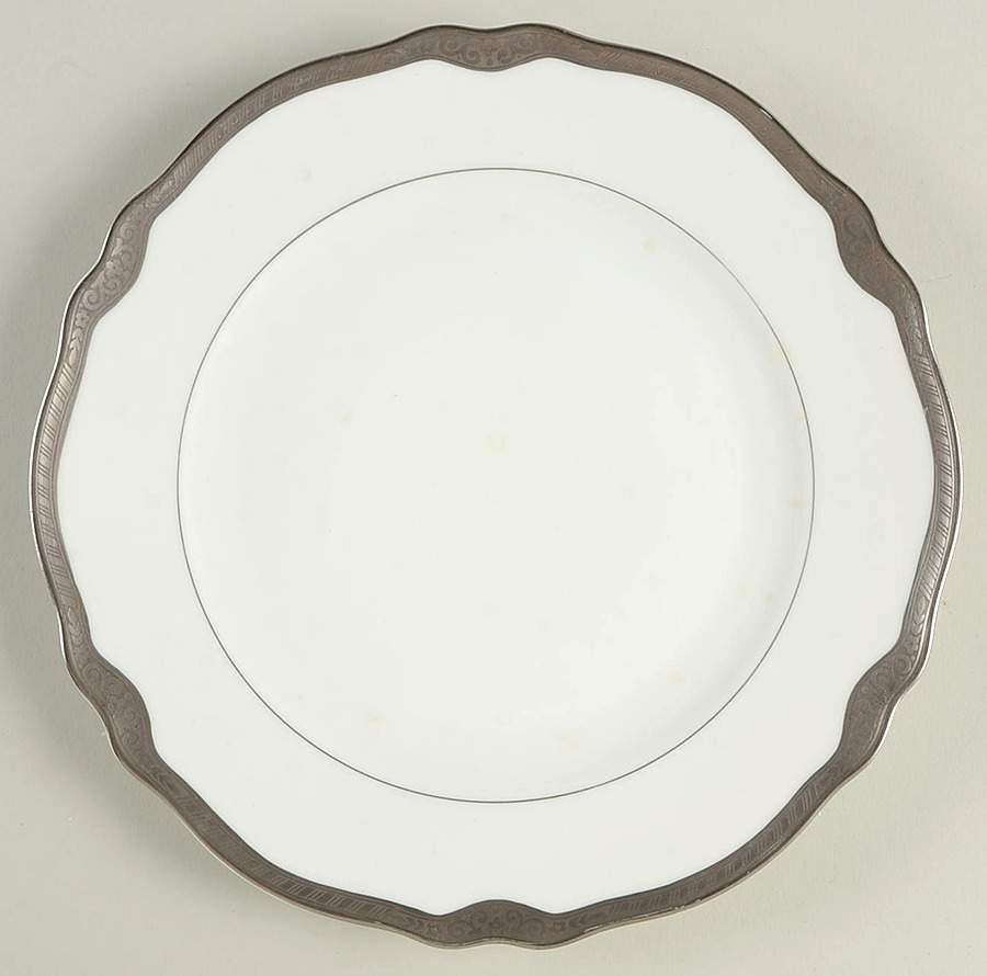 Platina Salad Plate by Franconia-Krautheim & Adelburg-1