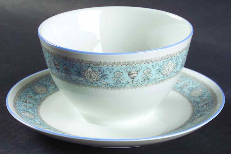 Pompeji Gravy Boat with Attached Underplate by Franconia-Krautheim & Adelburg-1