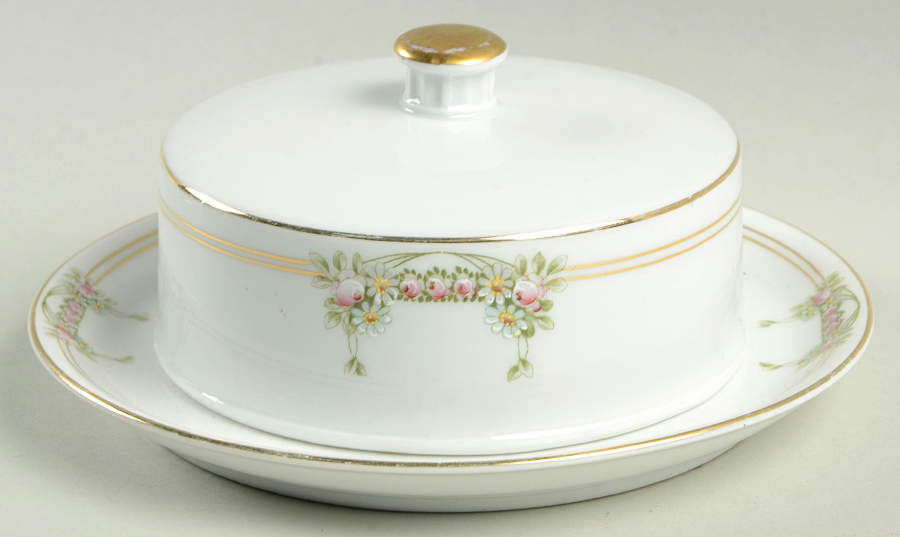 Princess Round Covered Butter by Franconia-Krautheim & Adelburg-1