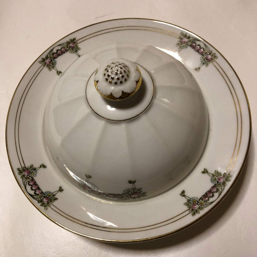 Princess Round Covered Butter by Franconia-Krautheim & Adelburg-1