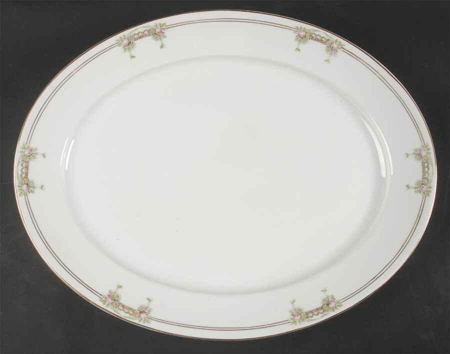 Princess 16" Oval Serving Platter by Franconia-Krautheim & Adelburg-1