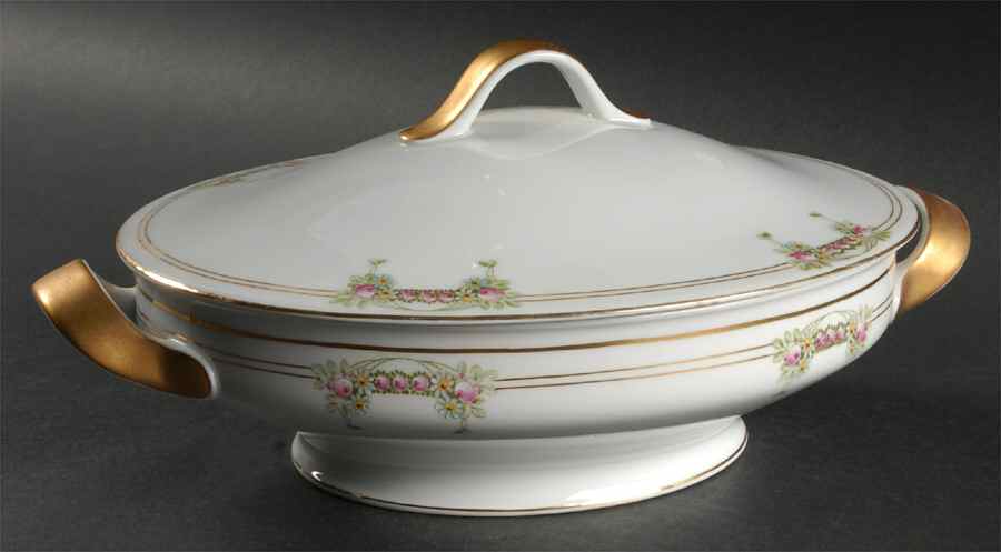 Princess Oval Covered Vegetable by Franconia-Krautheim & Adelburg-1