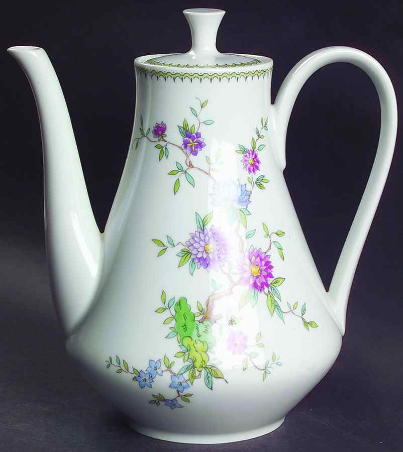 Rhodora Coffee Pot & Lid by Franconia-Krautheim & Adelburg-1