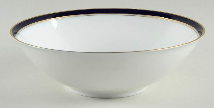 Royal Cobalt 9" Round Vegetable Bowl by Franconia-Krautheim & Adelburg-1
