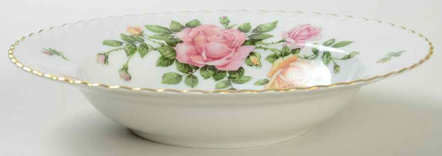 Rose Garden Rim Soup Bowl by Franconia-Krautheim & Adelburg-1