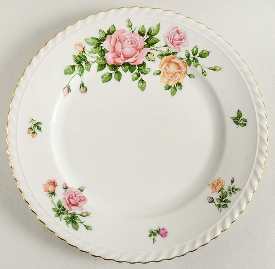 Rose Garden Luncheon Plate by Franconia-Krautheim & Adelburg-1
