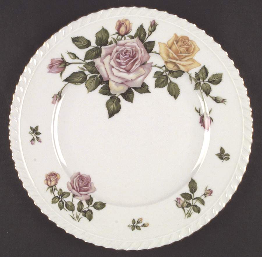 Rose Garden Dinner Plate by Franconia-Krautheim & Adelburg-1