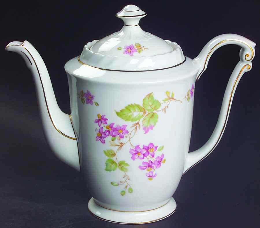 Rosetta Coffee Pot & Lid by Franconia-Krautheim & Adelburg-1