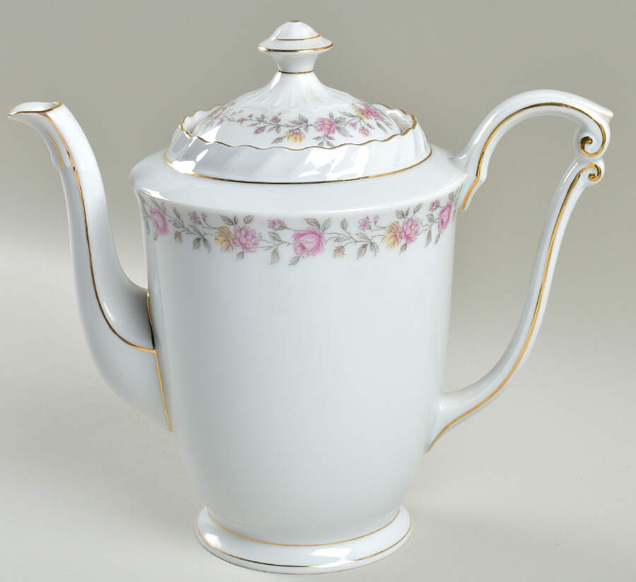 Rosedale Coffee Pot & Lid by Franconia-Krautheim & Adelburg-1