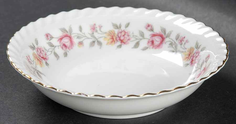 Rosedale Fruit/Dessert (Sauce) Bowl by Franconia-Krautheim & Adelburg-1
