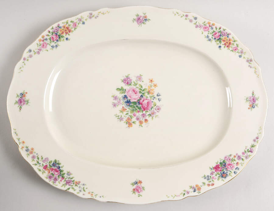 Rosina 15" Oval Serving Platter by Franconia-Krautheim & Adelburg-1