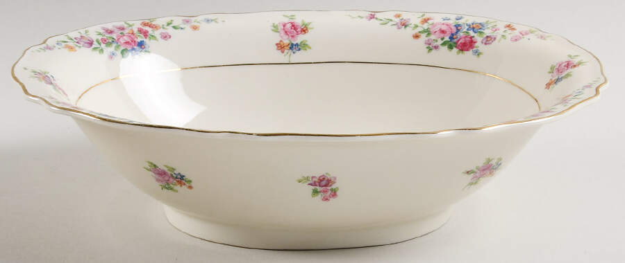 Rosina 9" Oval Vegetable Bowl by Franconia-Krautheim & Adelburg-1