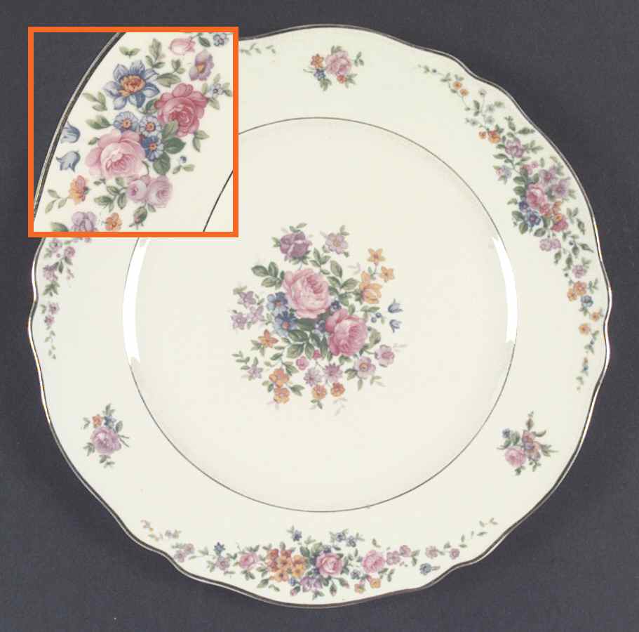 Rosina Dinner Plate by Franconia-Krautheim & Adelburg-1