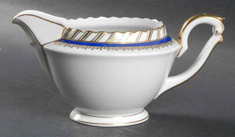 Sapphire Blue (Gold Gadroon Edge) Creamer by Franconia-Krautheim & Adelburg-1