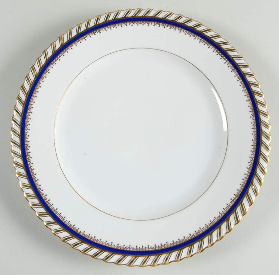 Sapphire Blue (Gold Gadroon Edge) Dinner Plate by Franconia-Krautheim & Adelburg-1