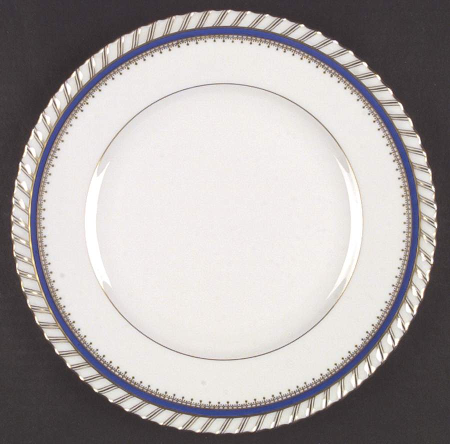 Sapphire Blue (Gold Gadroon Edge) Dinner Plate by Franconia-Krautheim & Adelburg-1