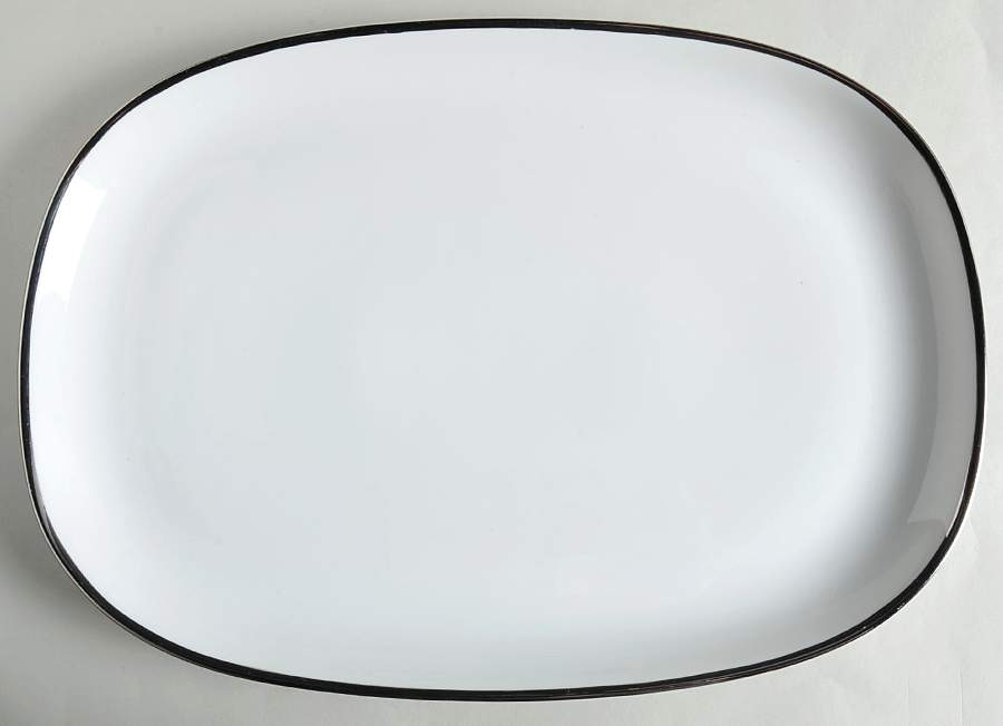 Silver Crown 15" Oval Serving Platter by Franconia-Krautheim & Adelburg-1