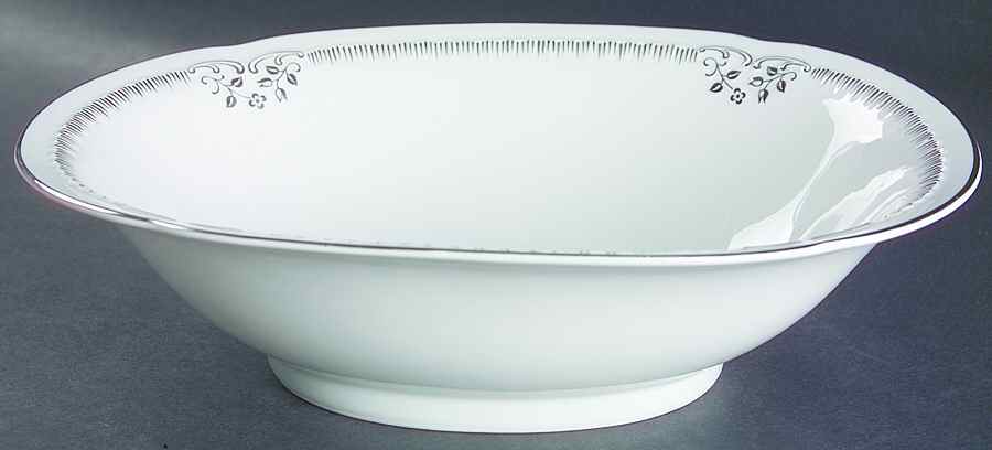 Silver Dream 10" Oval Vegetable Bowl by Franconia-Krautheim & Adelburg-1