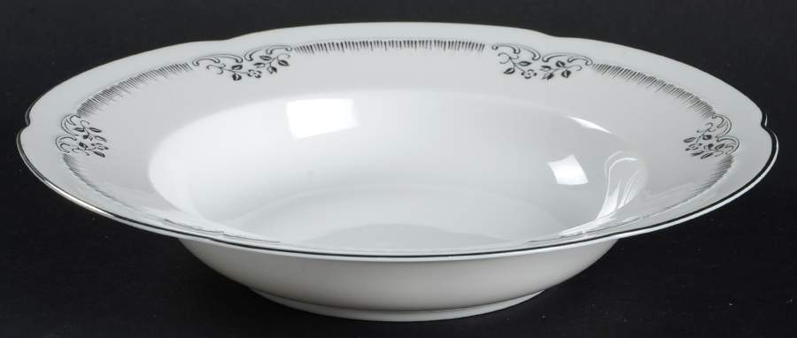 Silver Dream Rim Soup Bowl by Franconia-Krautheim & Adelburg-1