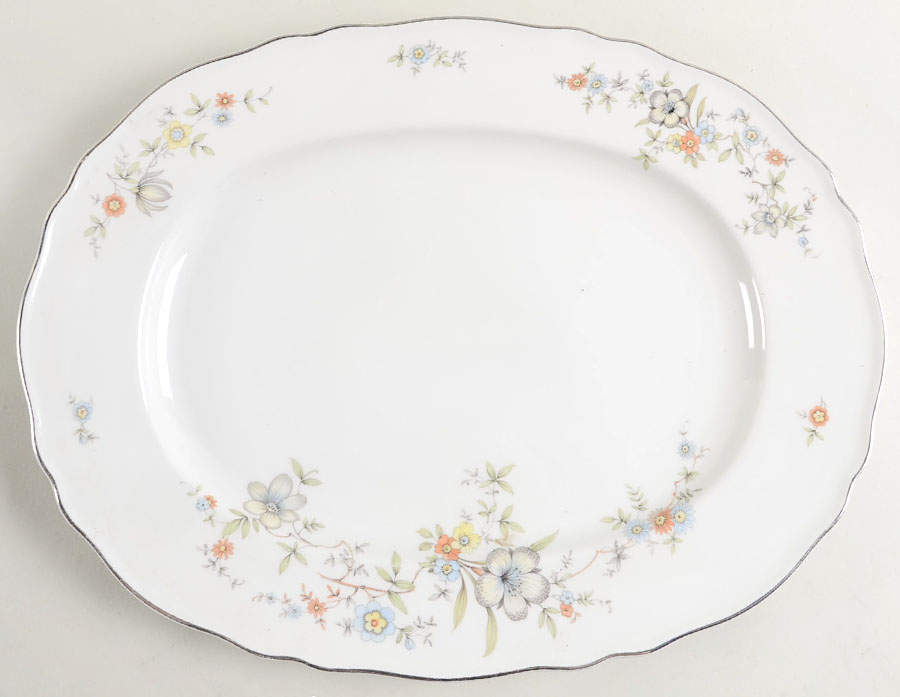 Sinfonette 15" Oval Serving Platter by Franconia-Krautheim & Adelburg-1