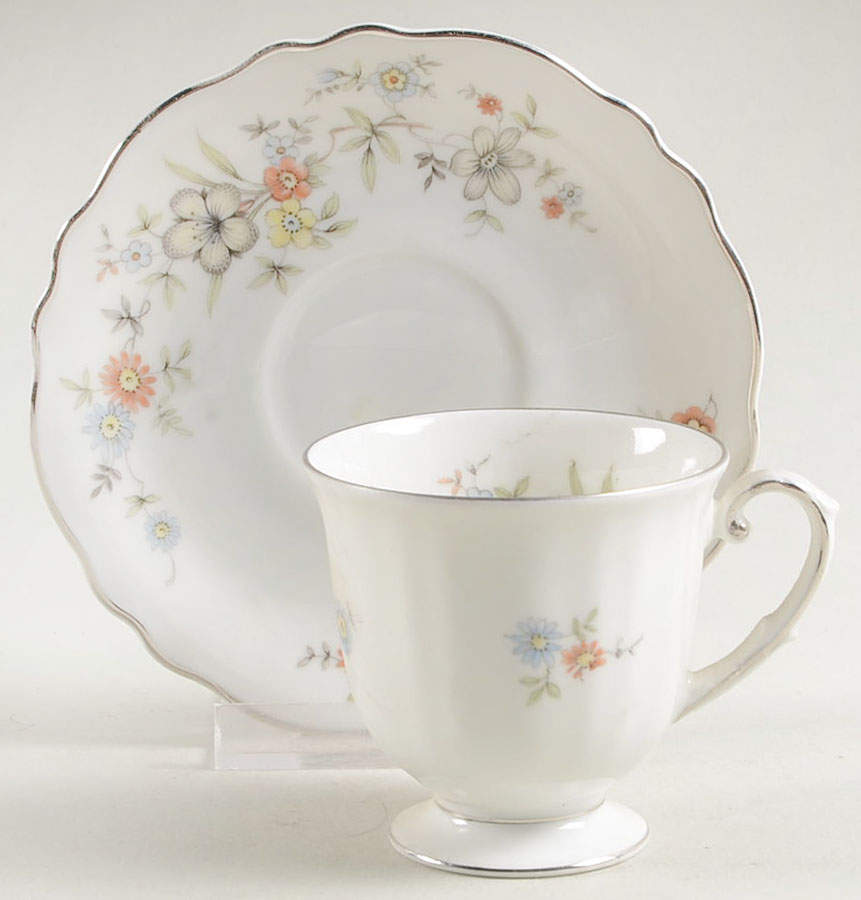 Sinfonette Footed Demitasse Cup & Saucer Set by Franconia-Krautheim & Adelburg-1