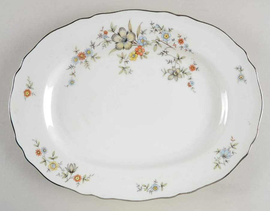 Sinfonette 12" Oval Serving Platter by Franconia-Krautheim & Adelburg-1