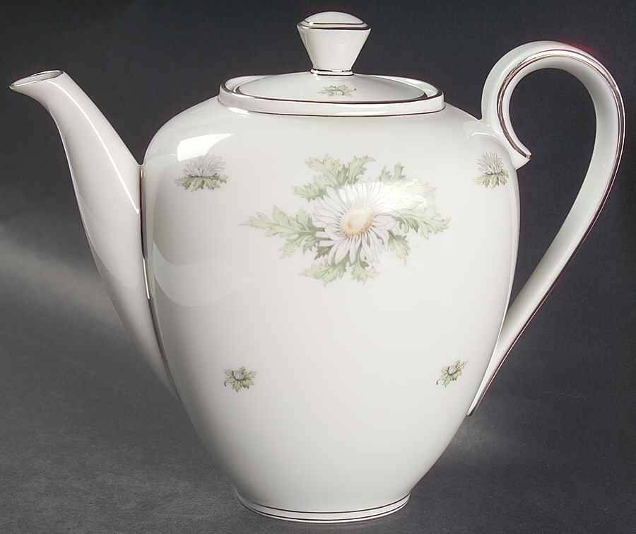 Silver Thistle Coffee Pot & Lid by Franconia-Krautheim & Adelburg-1
