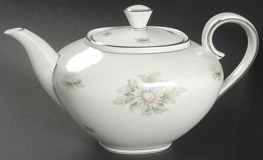 Silver Thistle Teapot & Lid by Franconia-Krautheim & Adelburg-1