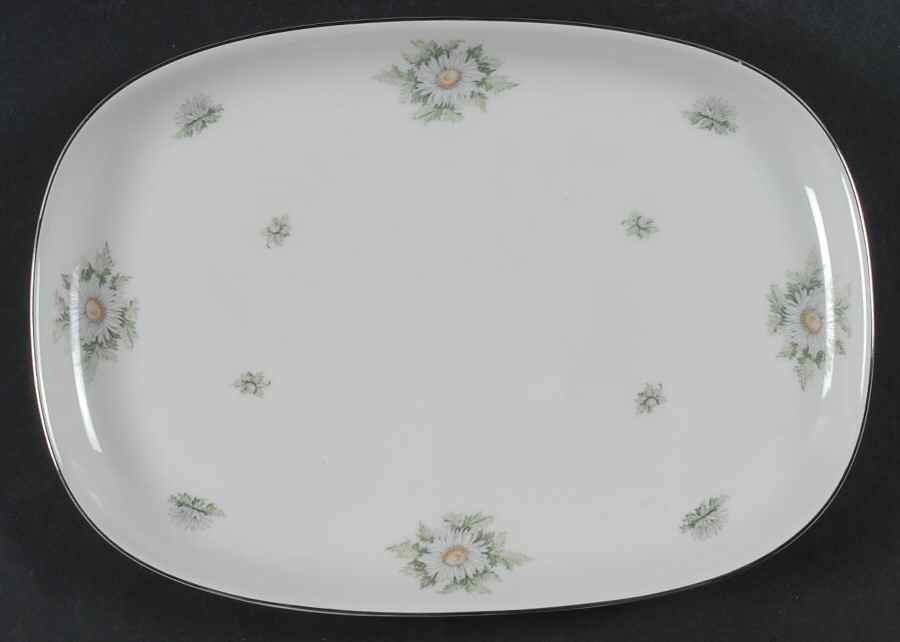 Silver Thistle 11" Oval Serving Platter by Franconia-Krautheim & Adelburg-1
