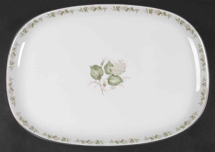 Summer Bloom 15" Oval Serving Platter by Franconia-Krautheim & Adelburg-1