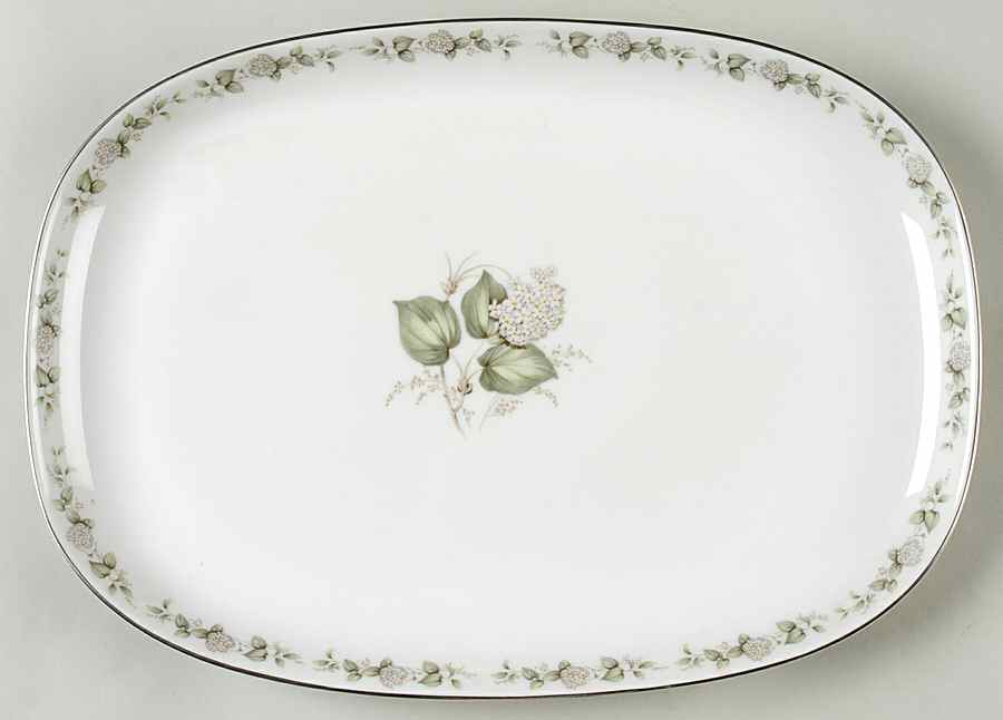 Summer Bloom 13" Oval Serving Platter by Franconia-Krautheim & Adelburg-1