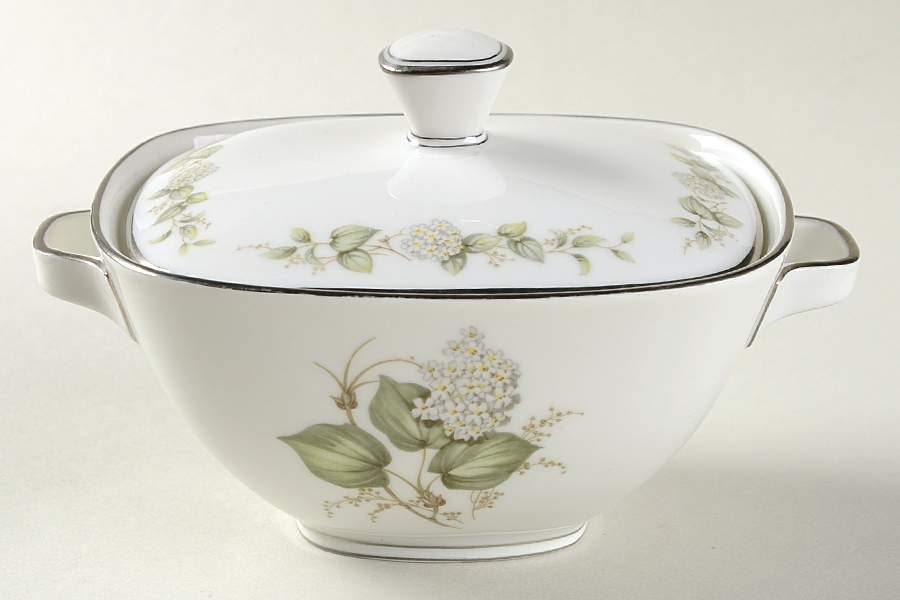 Summer Bloom Sugar Bowl & Lid by Franconia-Krautheim & Adelburg-1