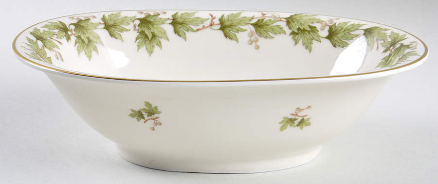 Sycamore (Center Decal) 9" Oval Vegetable Bowl by Franconia-Krautheim & Adelburg-1